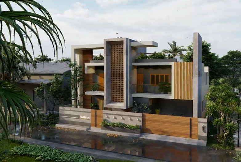 Residential building walkthrough. Shabir associates| Hestia design studio.