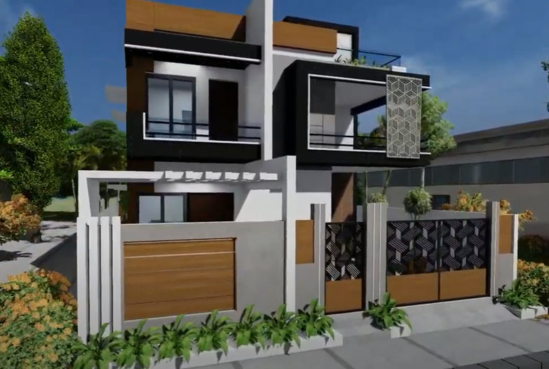 Residential building walkthrough .from tirupur, tamil nadu. | shabir associates |